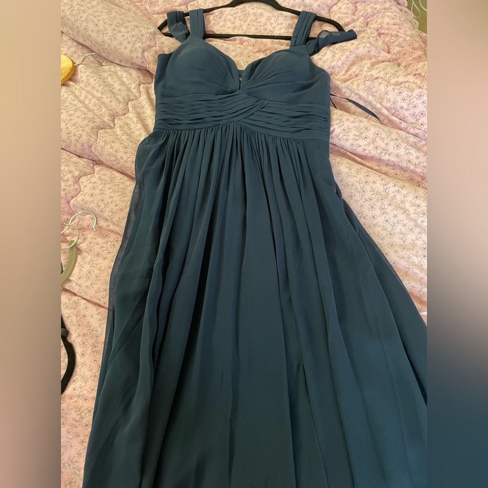 Lulus navy blue off shoulder dress